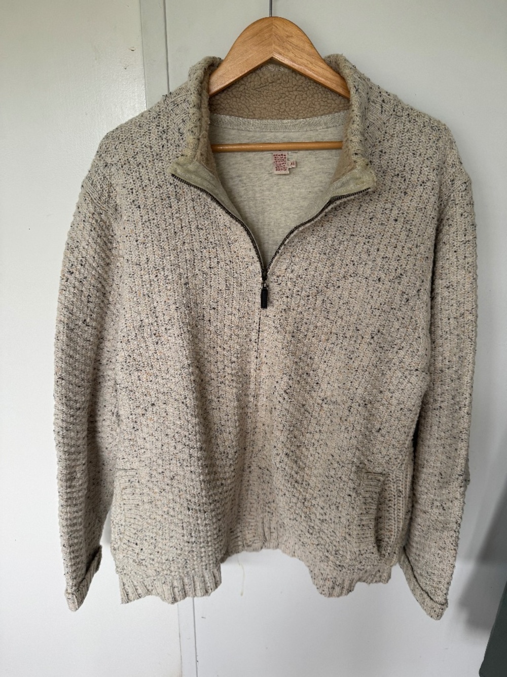 Carbon2Cobalt Cotton Tweed Cardigan